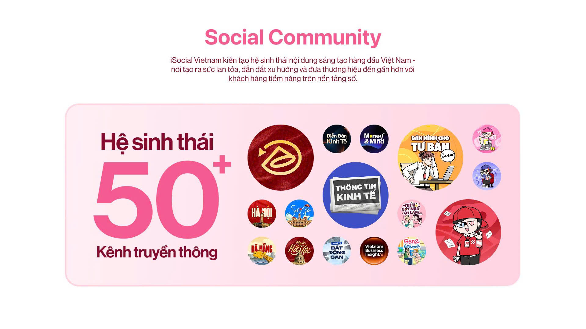 Tổng quan Hệ sinh thái iSocial